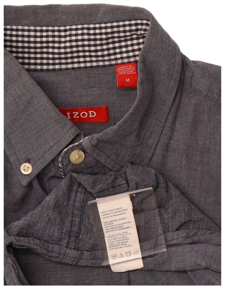 Camicia da uomo IZOD in cotone grigio medio