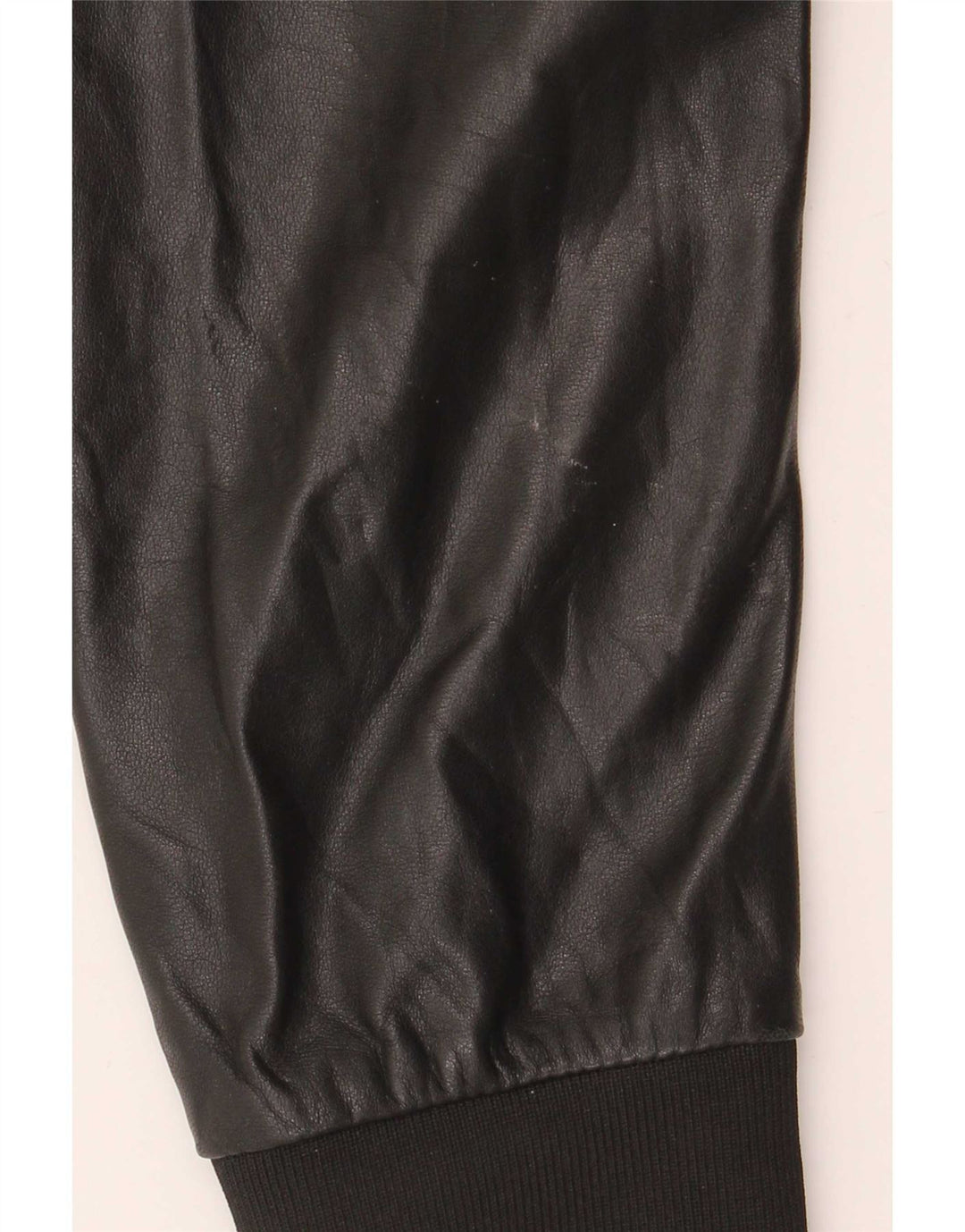 Giacca in pelle bomber da uomo Replay UK 38 pelle nera media