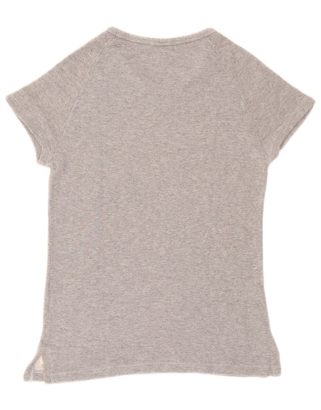 T-shirt da donna Fred Perry Top UK 10 piccola in cotone grigio