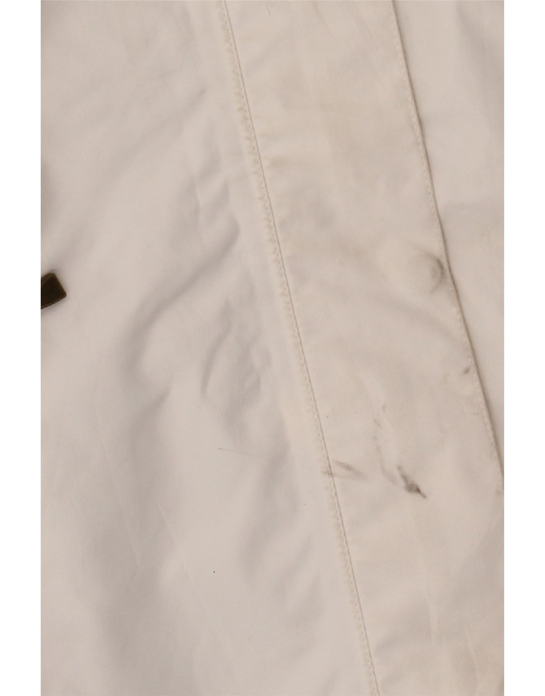 Giacca antipioggia con cappuccio da donna Helly Hansen UK 16 grande poliestere bianco