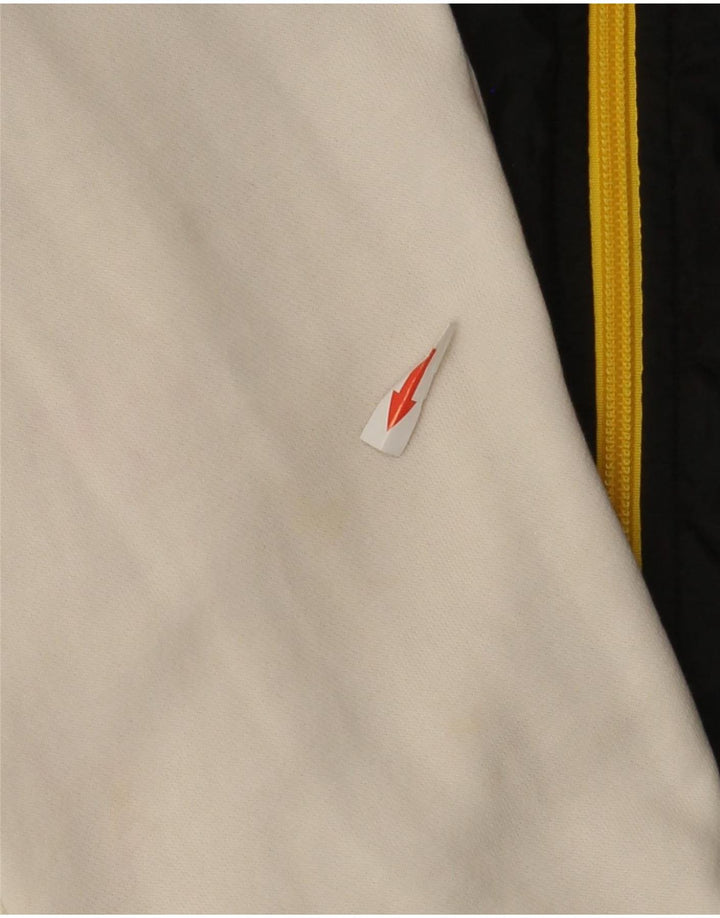 Felpa con cappuccio e zip grafica Nike da uomo, color block medio multicolore