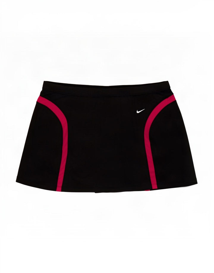 Gonna Nike da donna UK 14/16 grande nera in poliestere