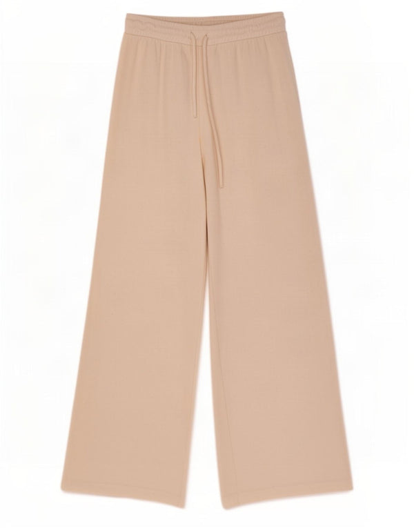 Pantaloni da tuta da donna Zara a gamba larga UK 8 Small bianchi