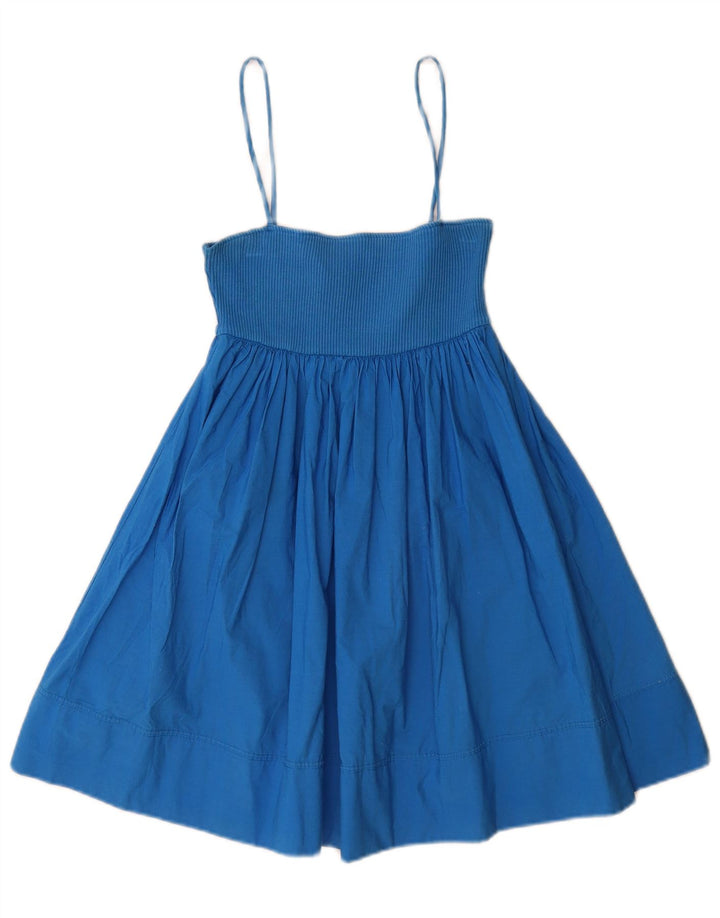Prendisole da donna Zara UK 8 piccolo in cotone blu