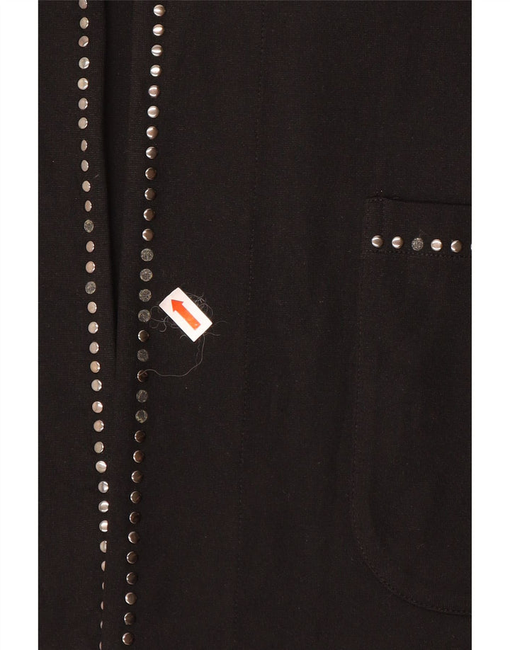 Giacca blazer aperta oversize da donna Fiorella Rubino UK 14 media nera