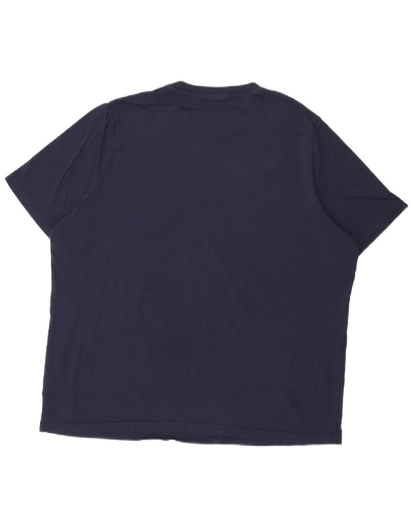 T-shirt grafica da uomo Puma Top 2XL cotone blu navy