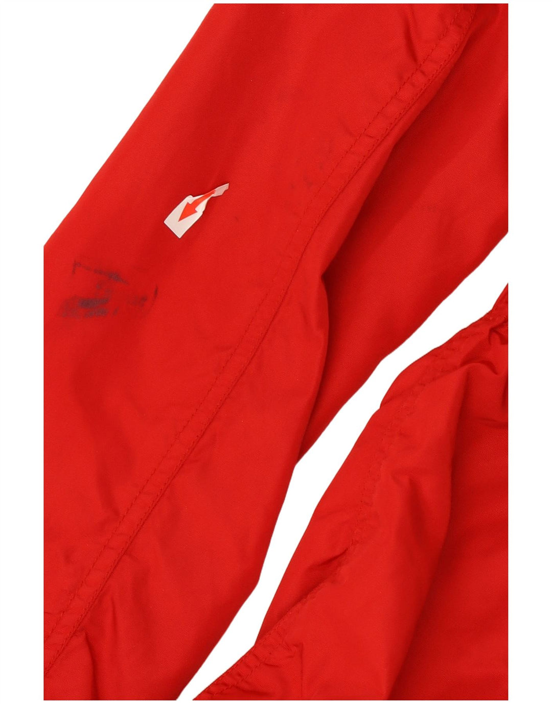 Giacca antipioggia militare con cappuccio da donna Zara UK 14 grande nylon rosso