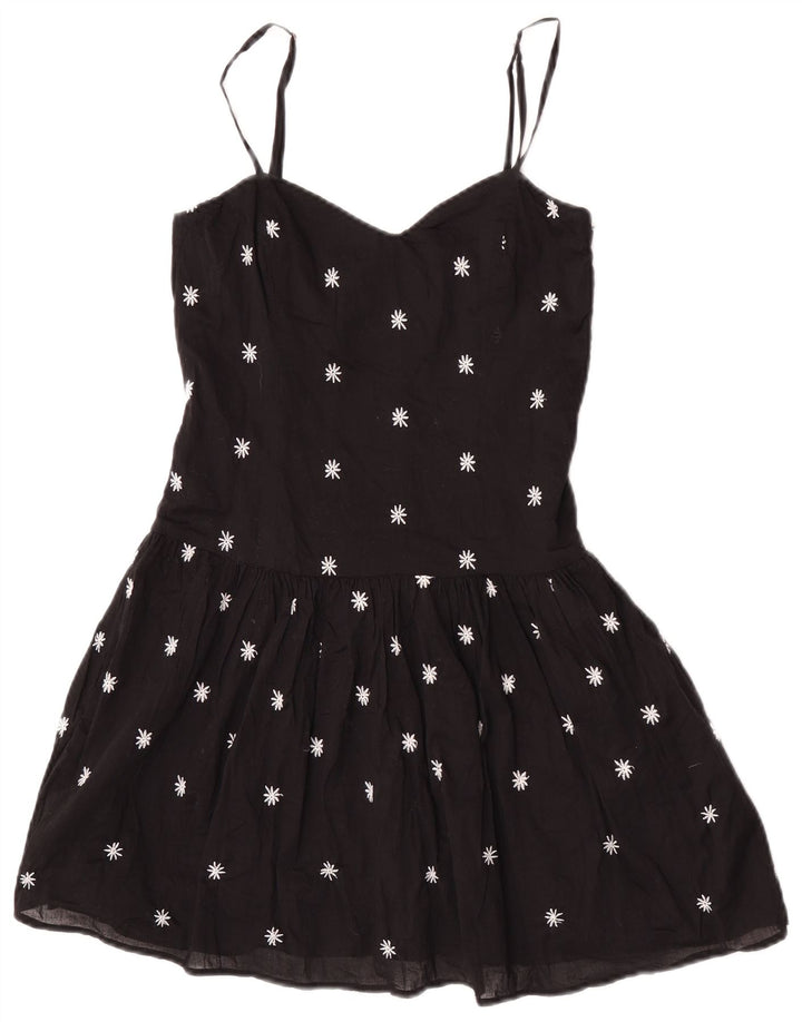Prendisole Zara da donna UK 8 piccolo floreale nero