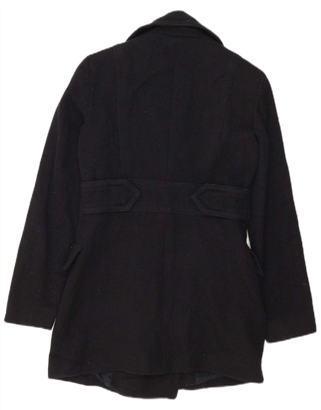 Giacca blazer doppiopetto da donna Massimo Dutti EU 36 XS nera in poliammide