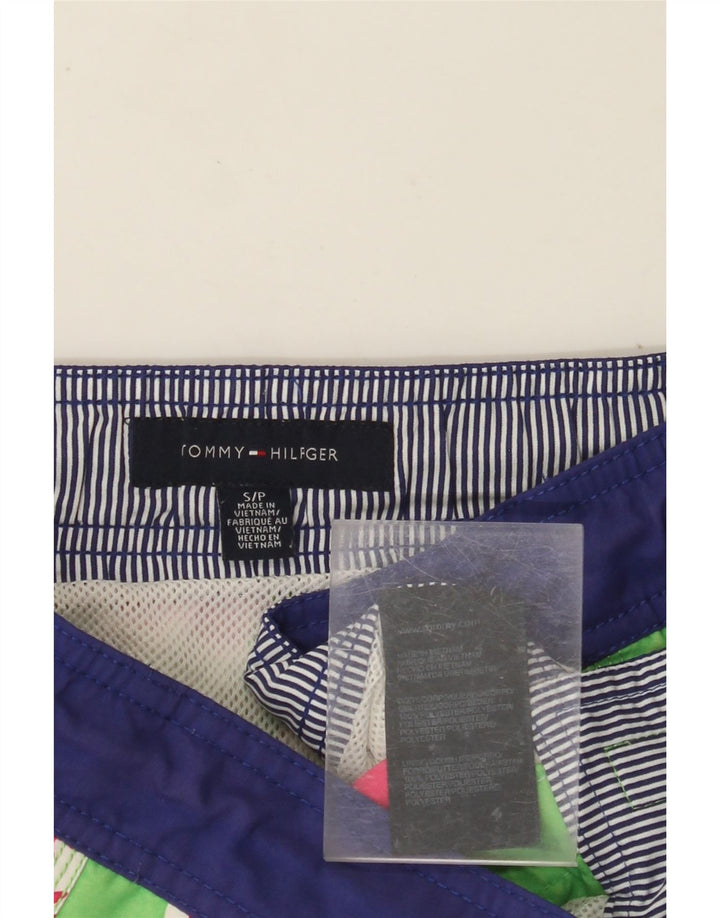 TOMMY HILFIGER Pantaloncini da bagno da uomo Piccolo poliestere floreale verde