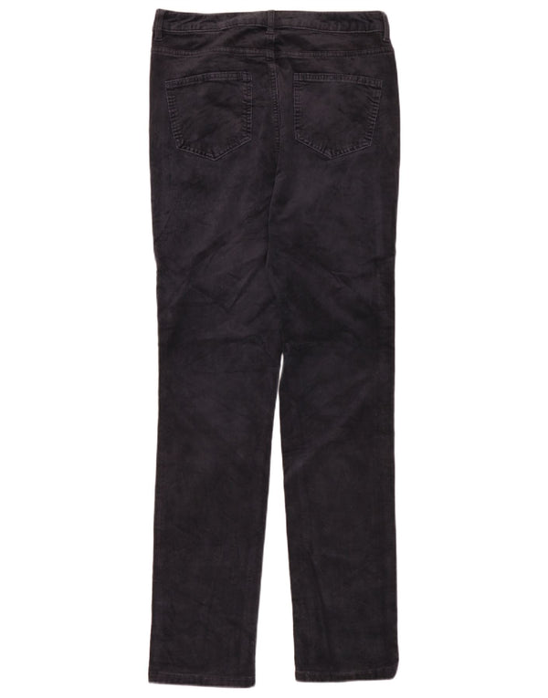 Pantaloni in velluto a coste da donna Marks & Spencer UK 12 Medium W30 L33 Blu Navy