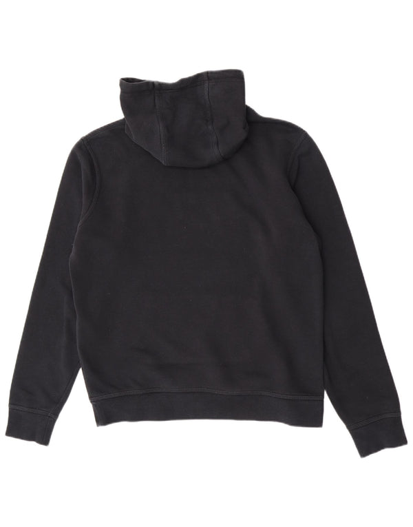 Felpa con cappuccio grafica Nike da uomo in cotone nero medio