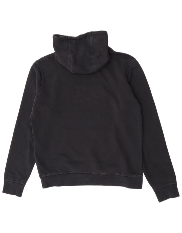 Felpa con cappuccio grafica Nike da uomo in cotone nero medio
