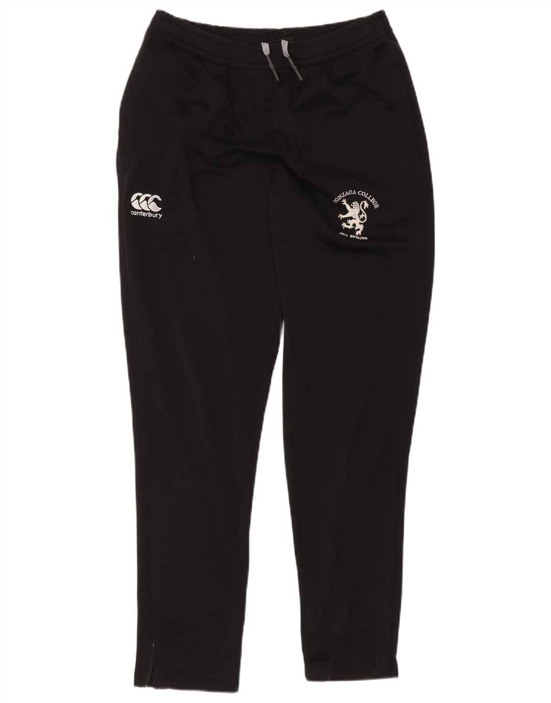 Pantaloni da tuta con grafica da uomo Canterbury, poliestere nero medio