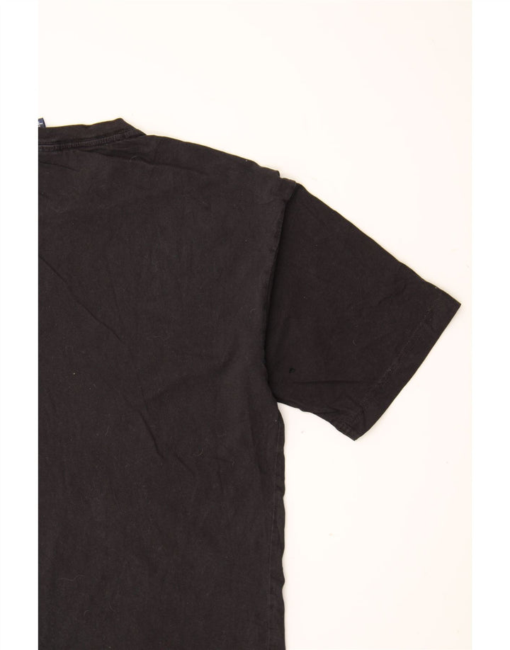 CHAMPION Mens Graphic T-Shirt Top Medium Black Cotton Vintage Champion and Second-Hand Champion from Messina Hembry 