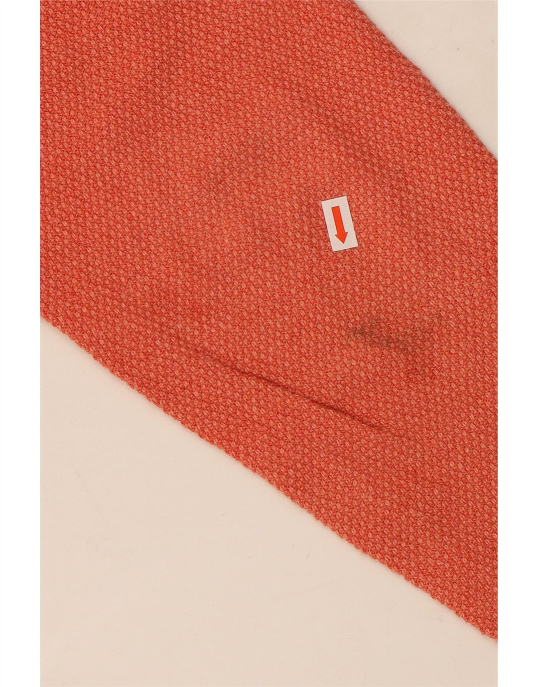 Maglione maglione girocollo da uomo Marks & Spencer in cotone arancione medio