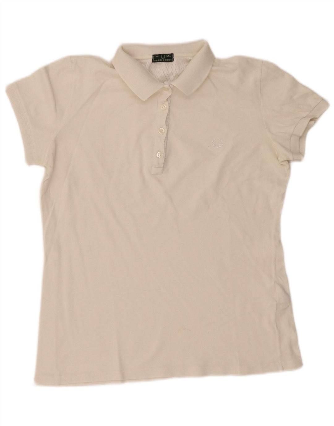 Polo da donna Fred Perry UK 20 2XL cotone bianco
