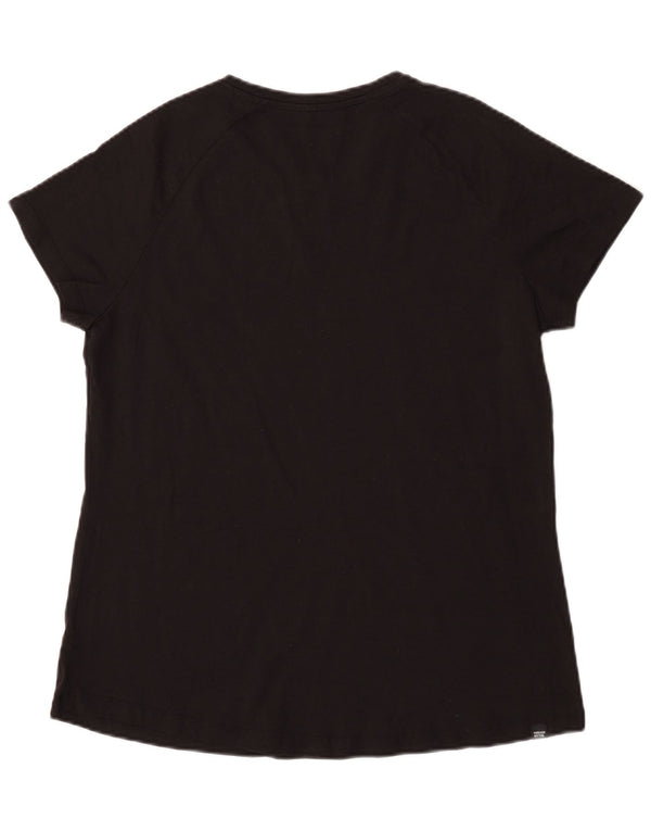 Puma Womens Graphic T-Shirt Top UK 14 Large Black