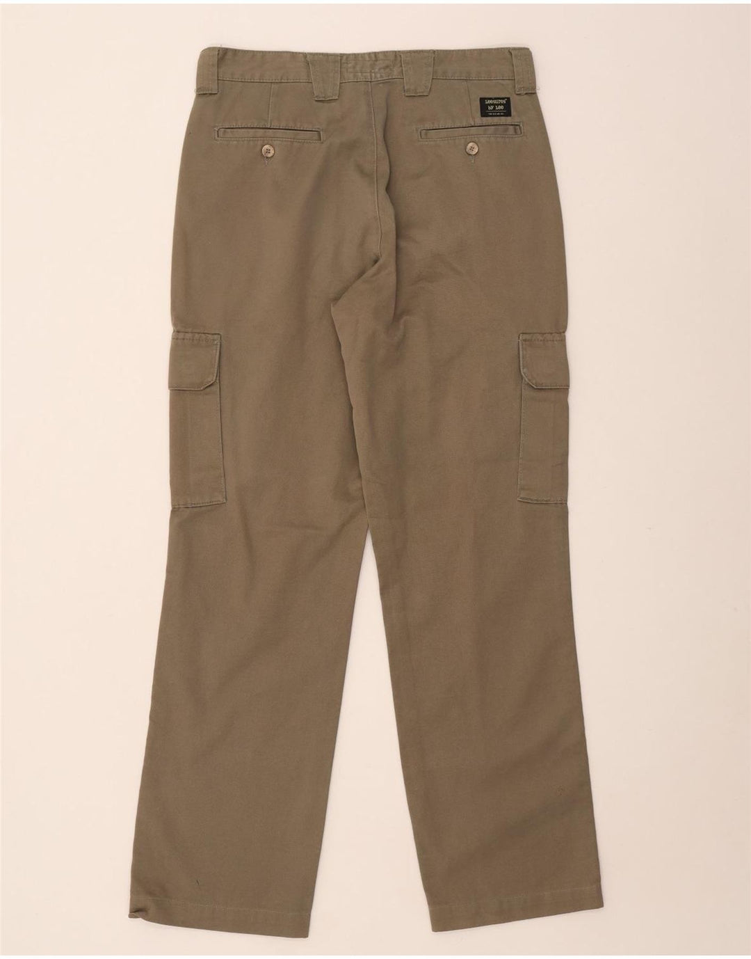 Pantaloni cargo dritti da uomo LEE W31 L31 in cotone beige