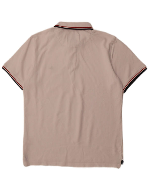 Polo da uomo JACK WILLS in cotone bianco medio