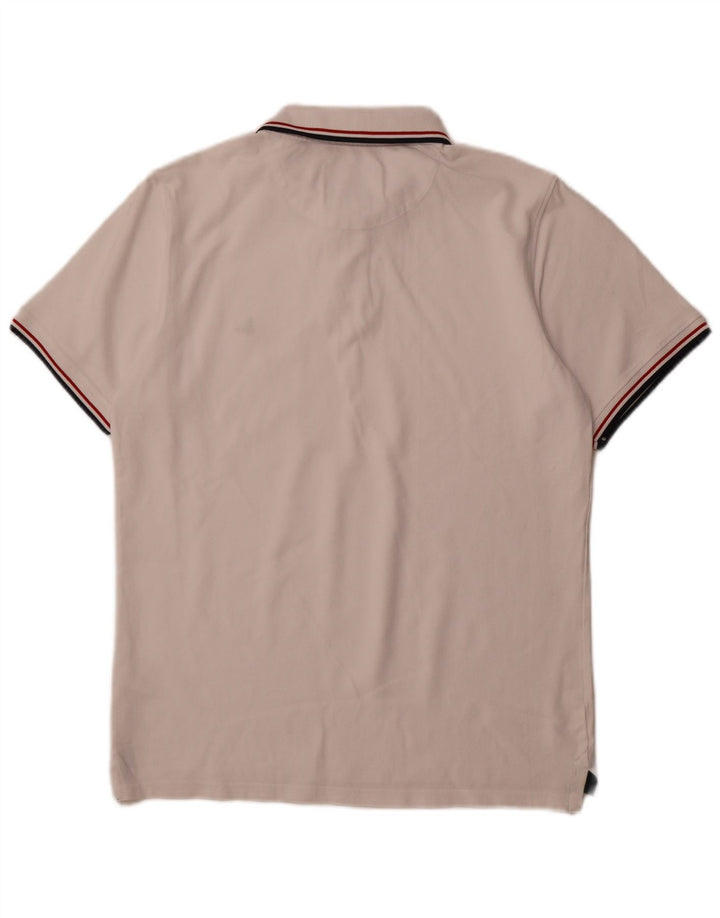 Polo da uomo JACK WILLS in cotone bianco medio