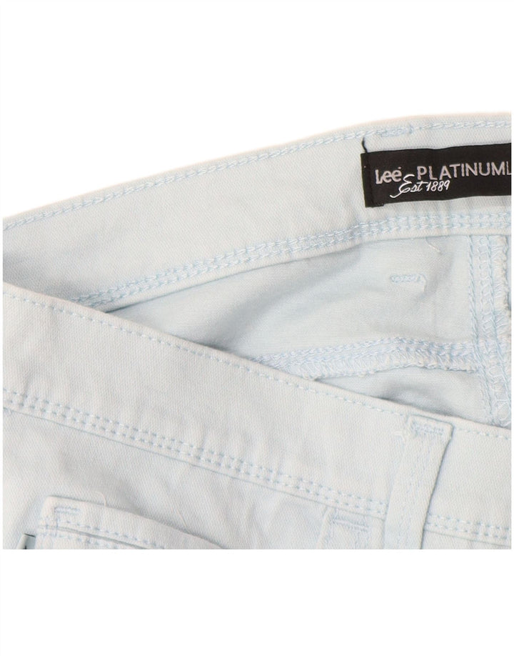Pantaloni cropped da donna LEE US 12 Large W30 L25 cotone blu