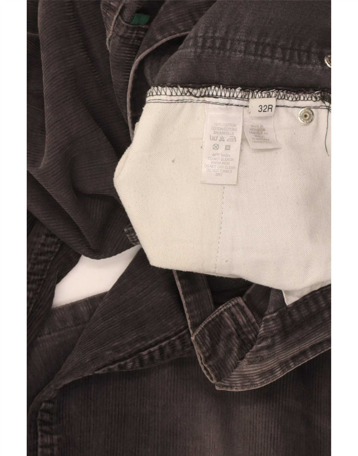 Pantaloni da uomo in velluto a coste bootcut Paul Smith W32 L31 cotone grigio