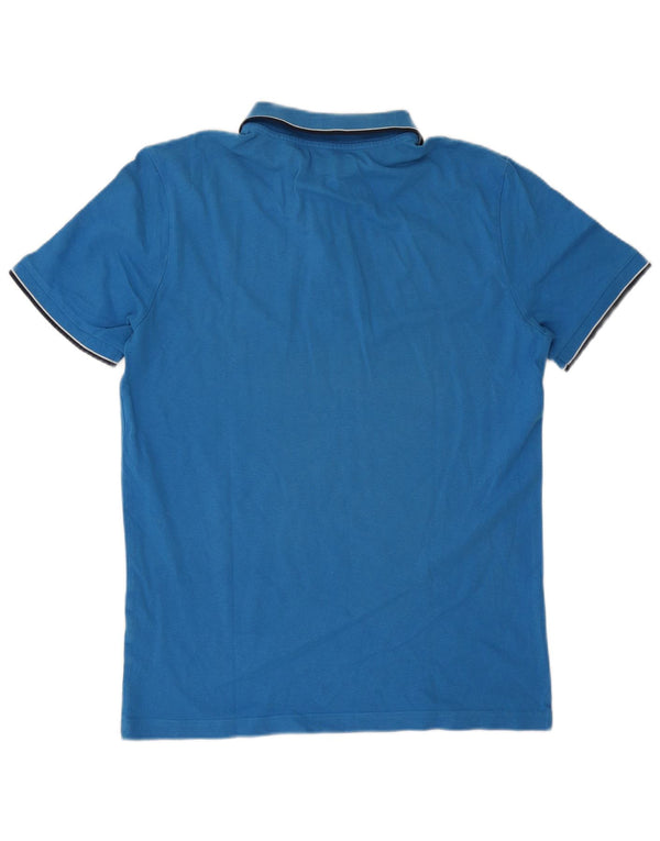 Polo Kappa da uomo a righe grandi blu