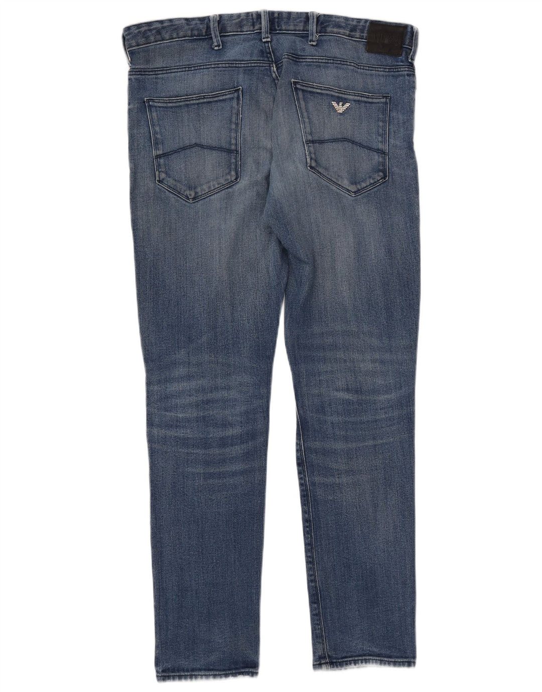 Jeans slim da uomo ARMANI W34 L32 cotone blu