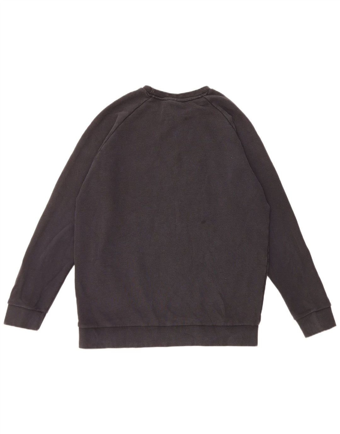 Felpa Adidas Uomo Maglione Grande Cotone Nero