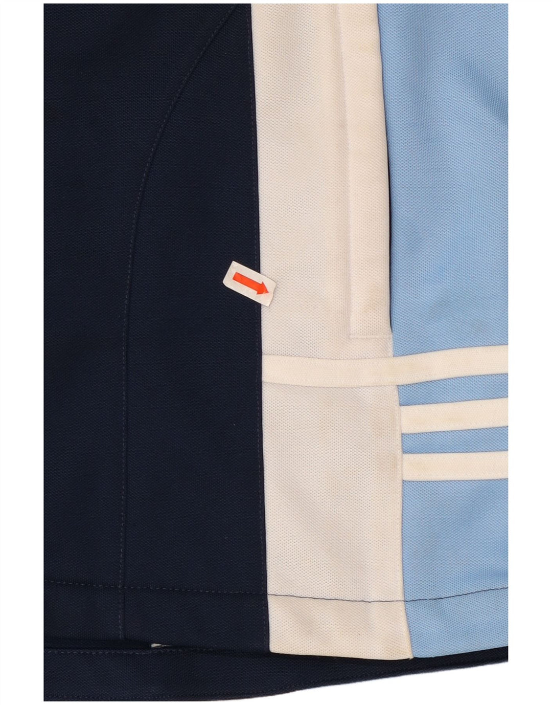 Giacca da tuta da donna ADIDAS UK 16 Large Blu Navy Colourblock