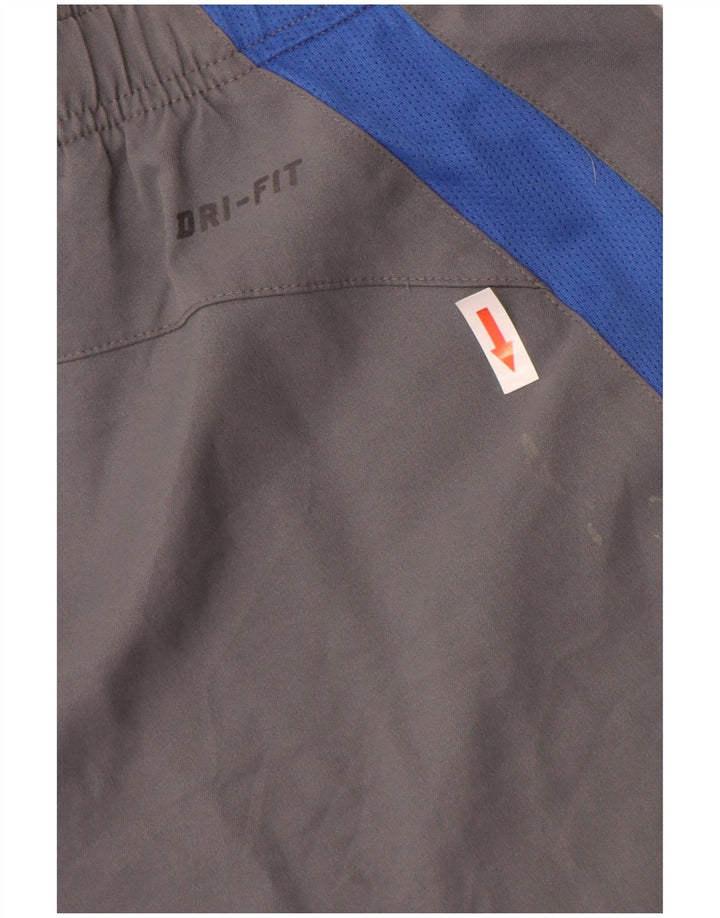 Pantaloncini sportivi Nike Bermuda da uomo in poliestere color block grigio medio