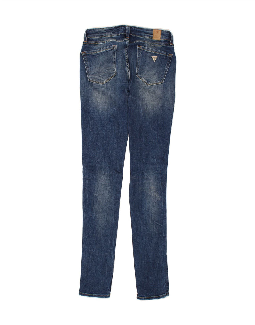 GUESS Womens Low Skinny Jeans W26 L32 Blue Cotton | Vintage Guess | Thrift | Second-Hand Guess | Used Clothing | Messina Hembry 
