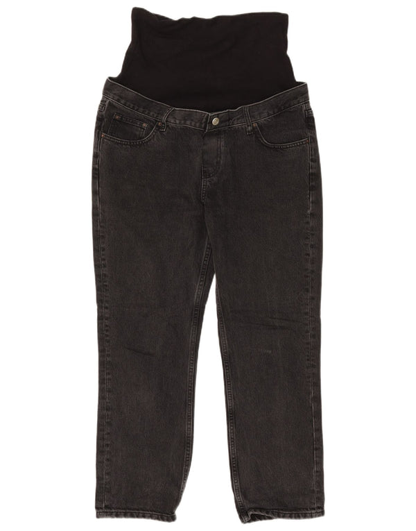 Topshop Jeans dritti premaman da donna W28 L26 viscosa nera