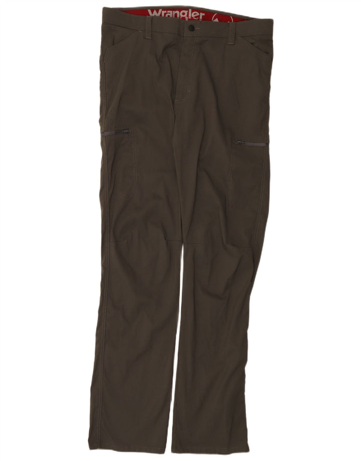 Pantaloni cargo dritti da uomo WRANGLER W36 L34 nylon grigio