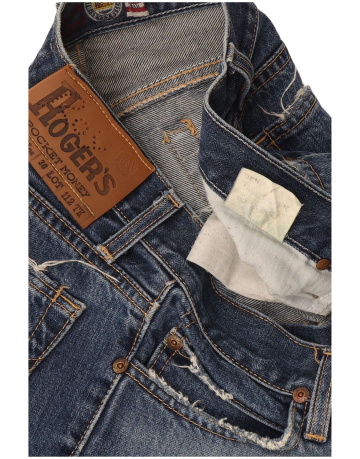 Jeans bootcut da donna Roy Rogers W31 L30 cotone blu