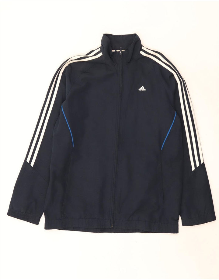 Tuta intera Adidas da ragazzo con grafica 15-16 anni in poliestere blu navy