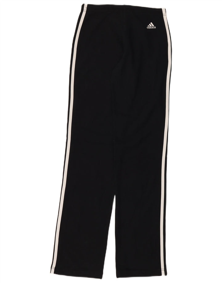 Pantaloni della tuta da donna Adidas UK 16 grandi in cotone nero