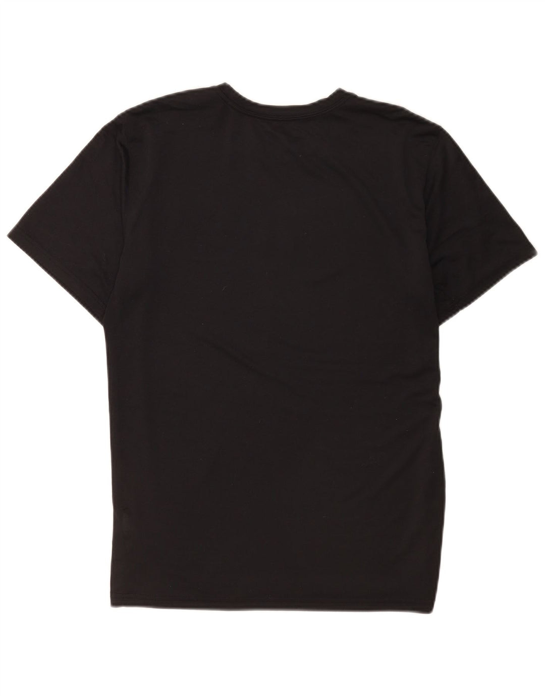 T-shirt grafica Nike Dri Fit Regular da donna UK 16 Large Nero Poliestere