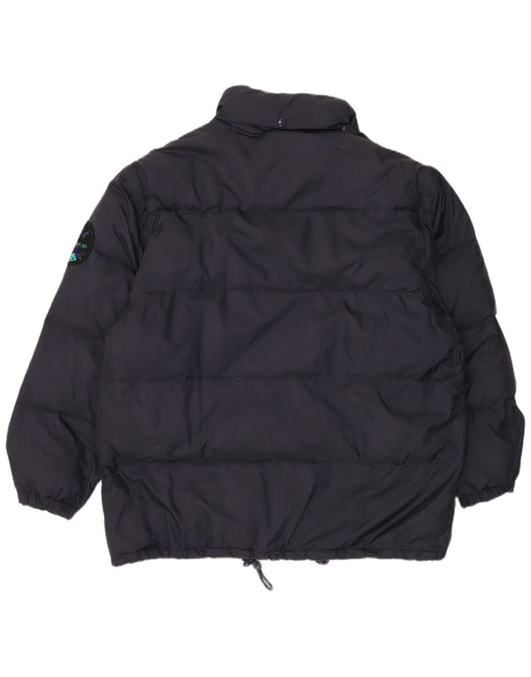 Giacca da sci da uomo VINTAGE UK 42 XL Nylon blu navy