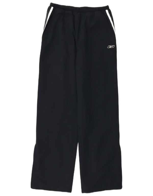 Pantaloni da tuta da uomo Reebok Small in poliestere blu navy