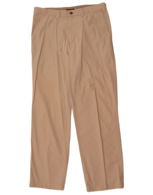 Pantaloni chino dritti kaki da uomo Dockers W34 L34 Beige