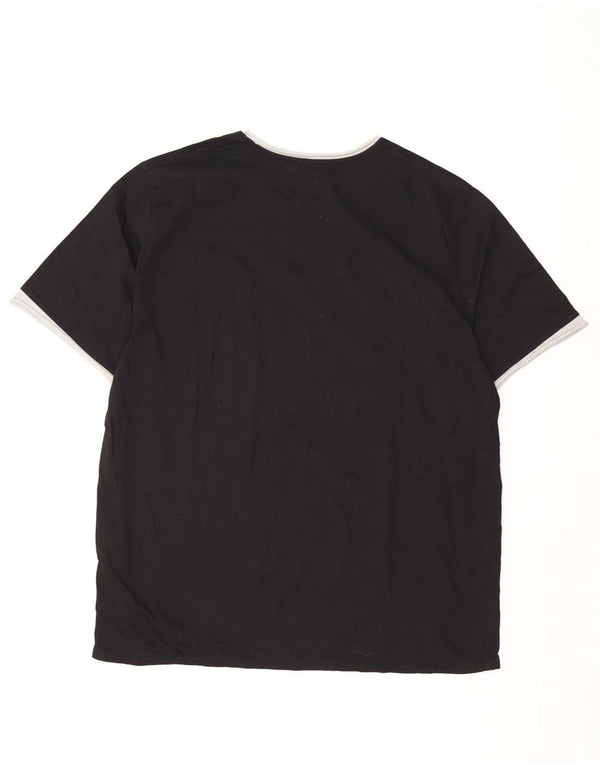 Calvin Klein Jeans T-shirt grafica da uomo grande nera