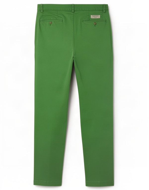 Pantaloni chino slim da uomo Polo Ralph Lauren W32 L32 cotone verde