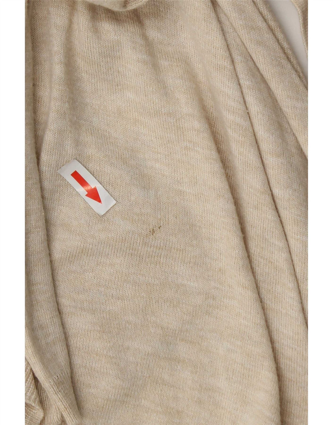 Maglione cardigan aperto lungo da donna Fat Face UK 14 Beige medio screziato