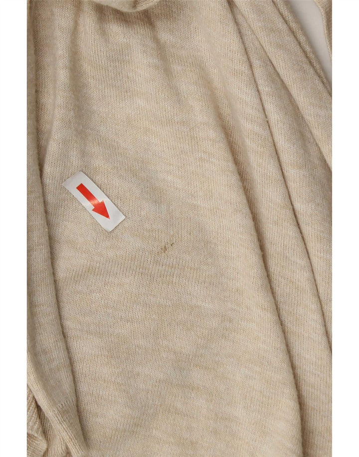 Maglione cardigan aperto lungo da donna Fat Face UK 14 Beige medio screziato