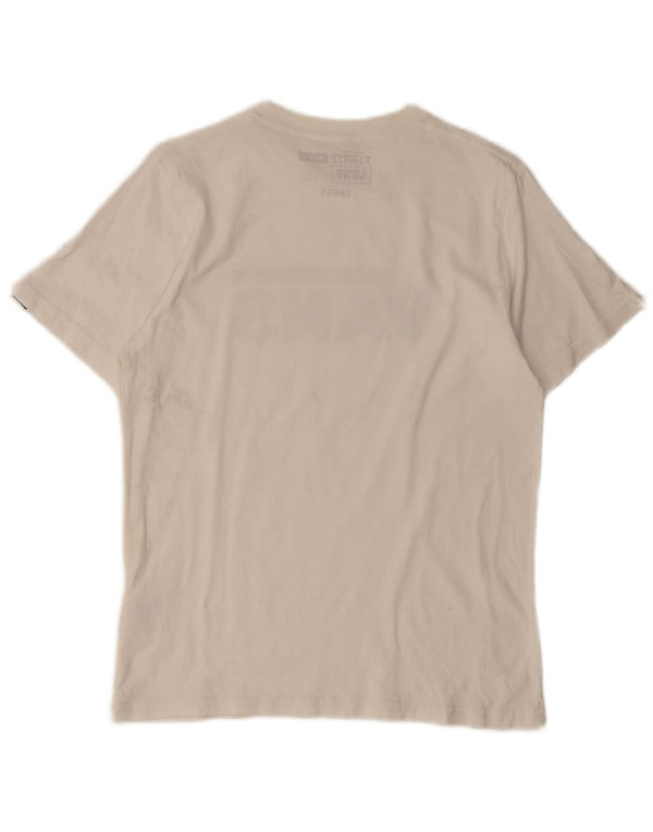 T-shirt grafica da bambino Vans 12-13 anni, taglia grande, in cotone bianco