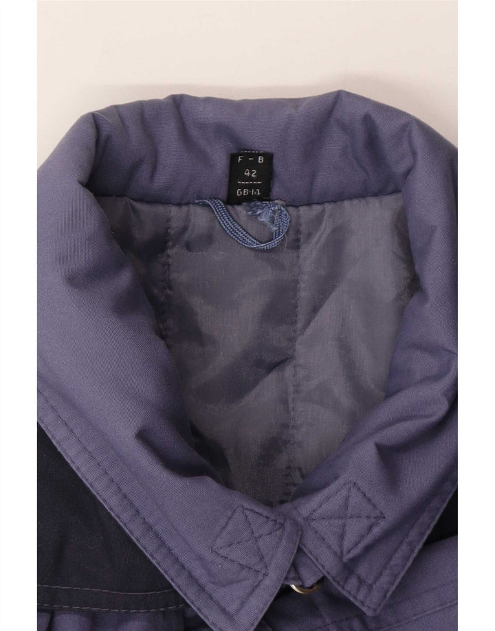 Soprabito oversize da donna vintage UK 14 grande blu