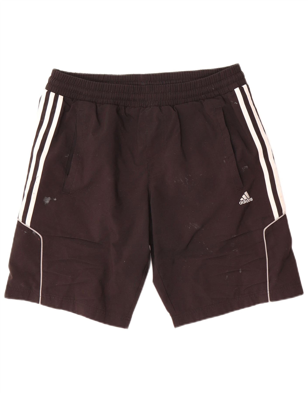 Pantaloncini sportivi Adidas Climalite da uomo piccoli in poliestere nero