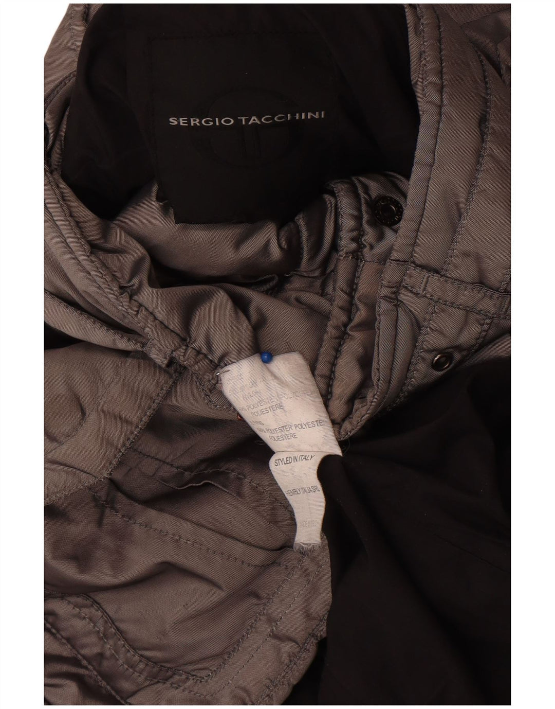 Giacca militare da donna Sergio Tacchini UK 8 Small Nylon grigio